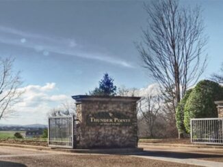 thunder pointe entrance community at tellico lake